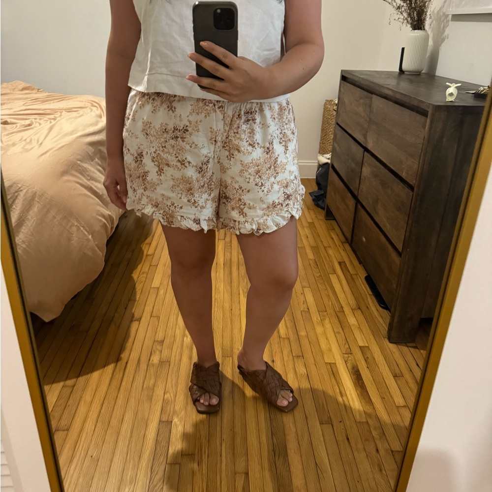 Abercrombie Linen Printed Shorts